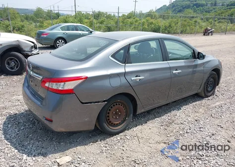 2015 Nissan Sentra S из США, поврежденный, VIN 3N1AB7AP3FY343714